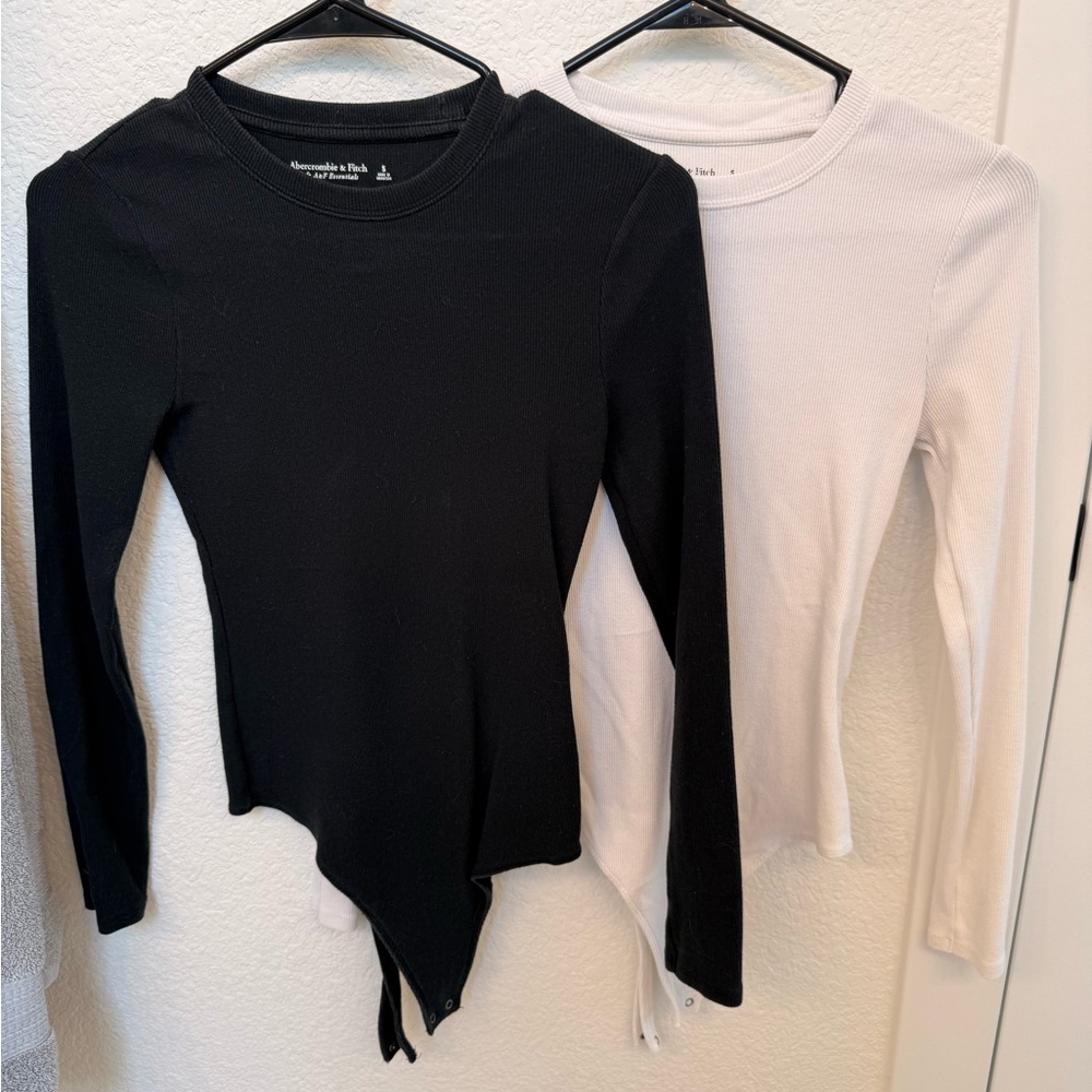 Abercrombie & Fitch Black and White Bodysuit Set